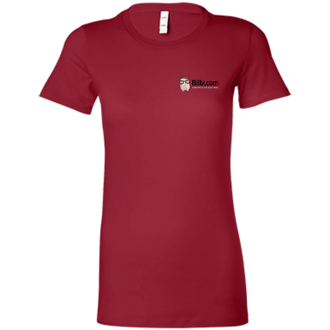 T-Shirts Cardinal / S Billy.com Bella + Canvas Ladies' Favorite T-Shirt