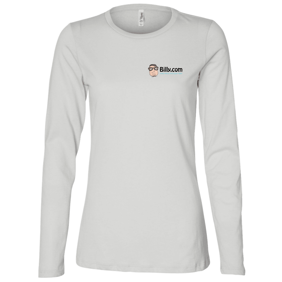 T-Shirts White / S Billy.com Bella + Canvas Ladies' Jersey LS Missy Fit