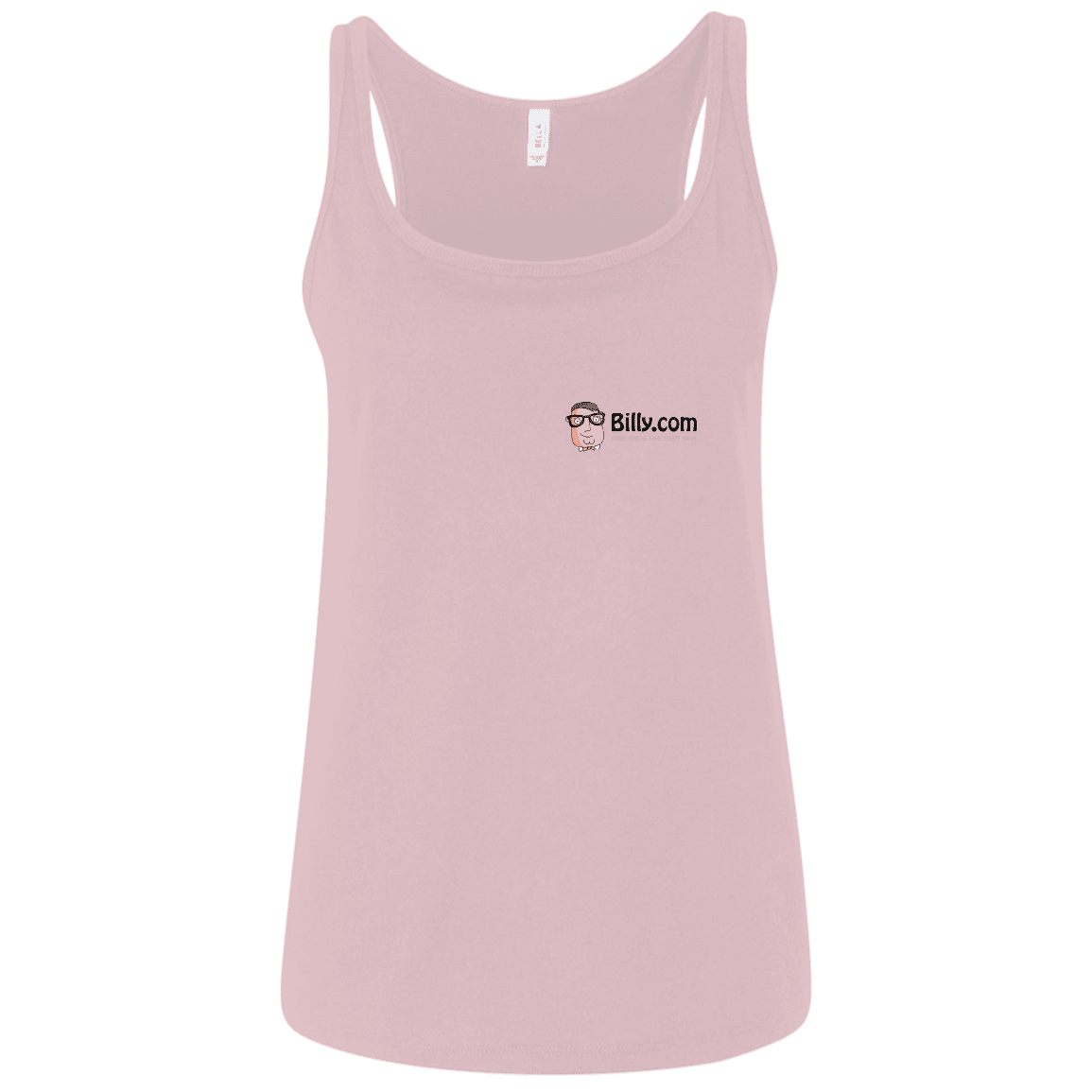 T-Shirts Pink / S Billy.com Bella + Canvas Ladies' Relaxed Jersey Tank