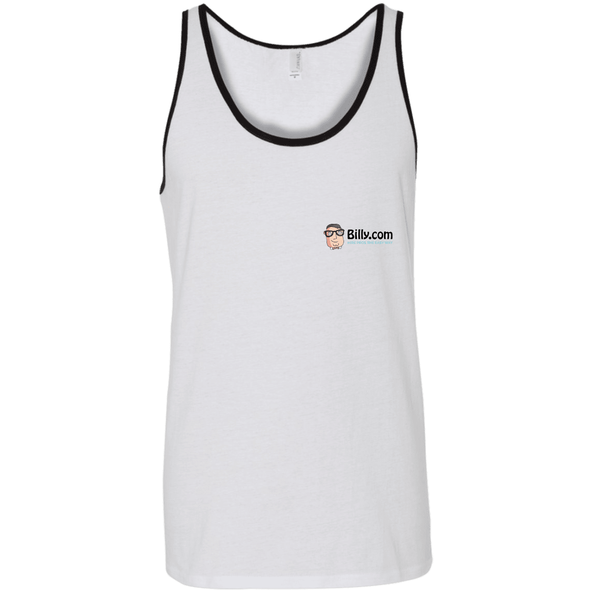 T-Shirts White/Black / X-Small Billy.com Bella + Canvas Unisex Tank