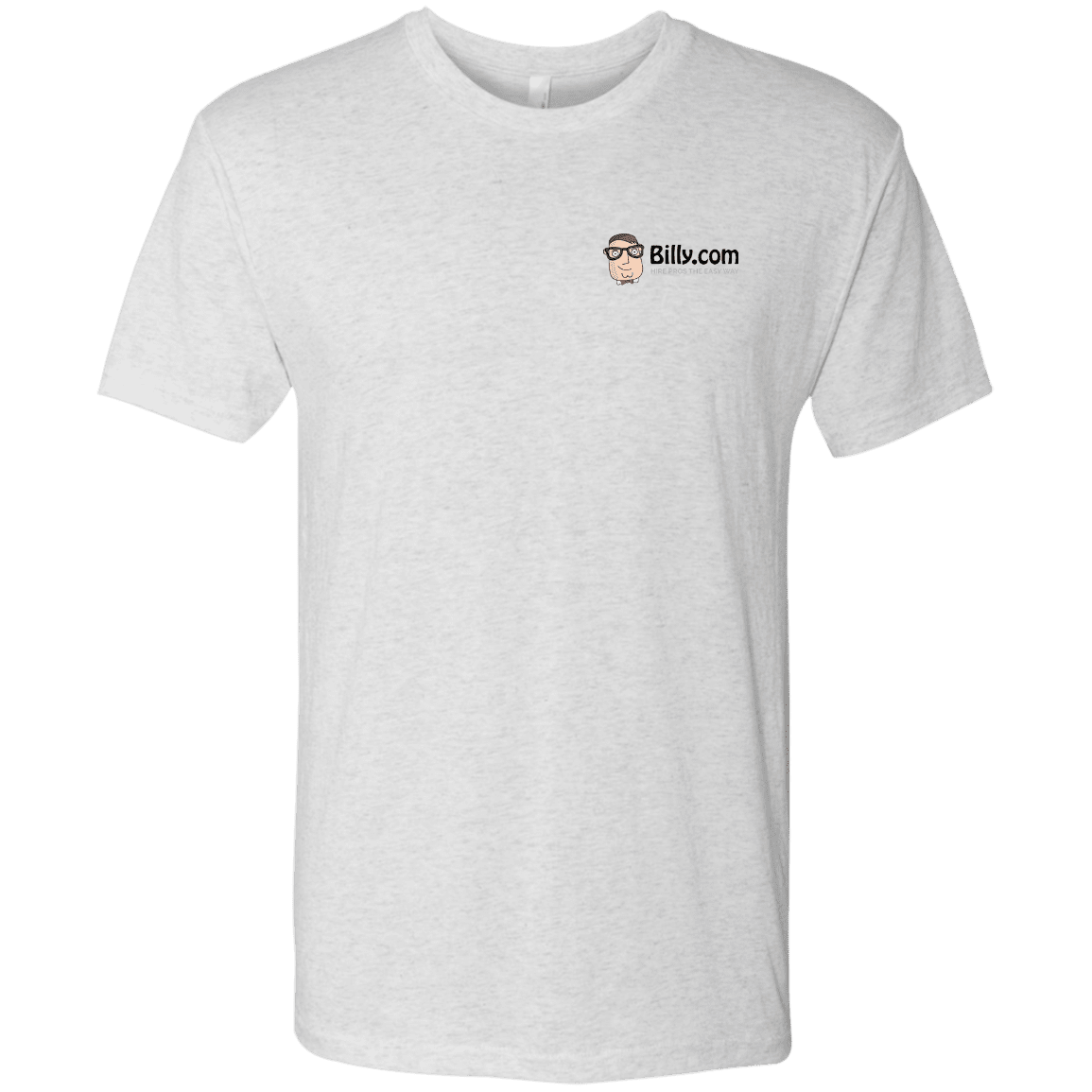 T-Shirts Heather White / S Billy.com Next Level Men's Triblend T-Shirt