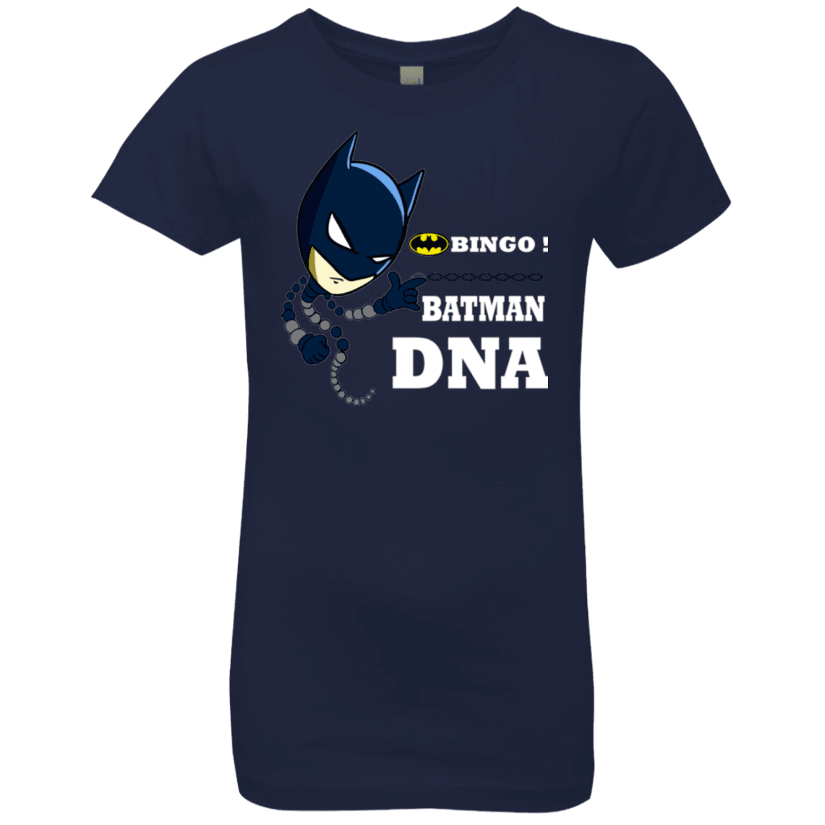 T-Shirts Midnight Navy / YXS Bingo Batman Girls Premium T-Shirt