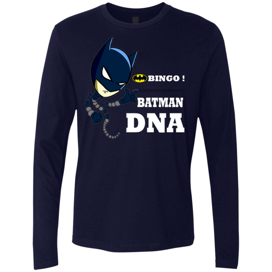 T-Shirts Midnight Navy / Small Bingo Batman Men's Premium Long Sleeve