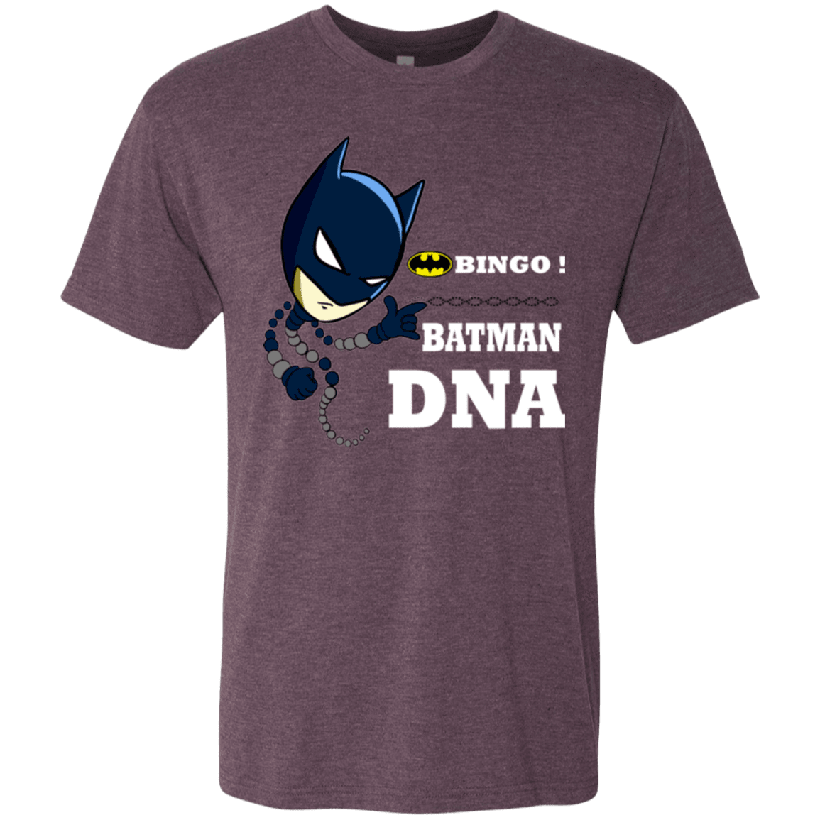 T-Shirts Vintage Purple / Small Bingo Batman Men's Triblend T-Shirt
