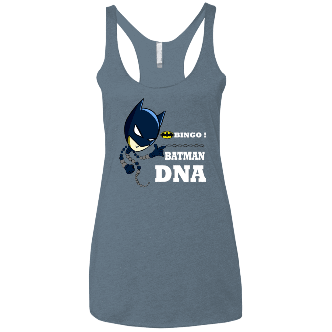 T-Shirts Indigo / X-Small Bingo Batman Women's Triblend Racerback Tank