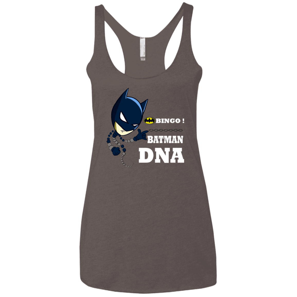 T-Shirts Macchiato / X-Small Bingo Batman Women's Triblend Racerback Tank