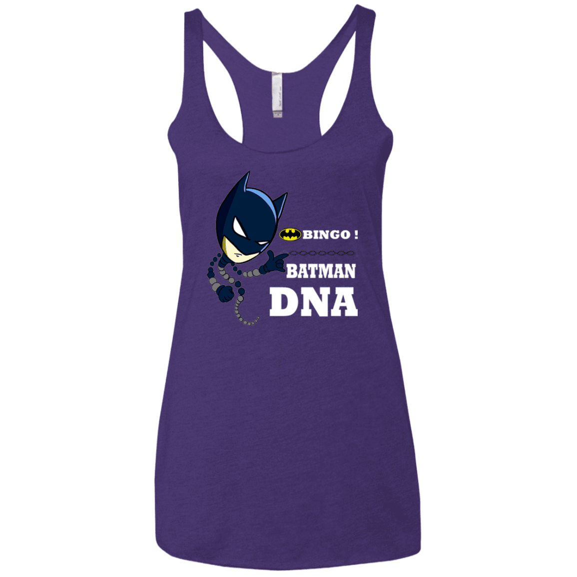 T-Shirts Purple Rush / X-Small Bingo Batman Women's Triblend Racerback Tank