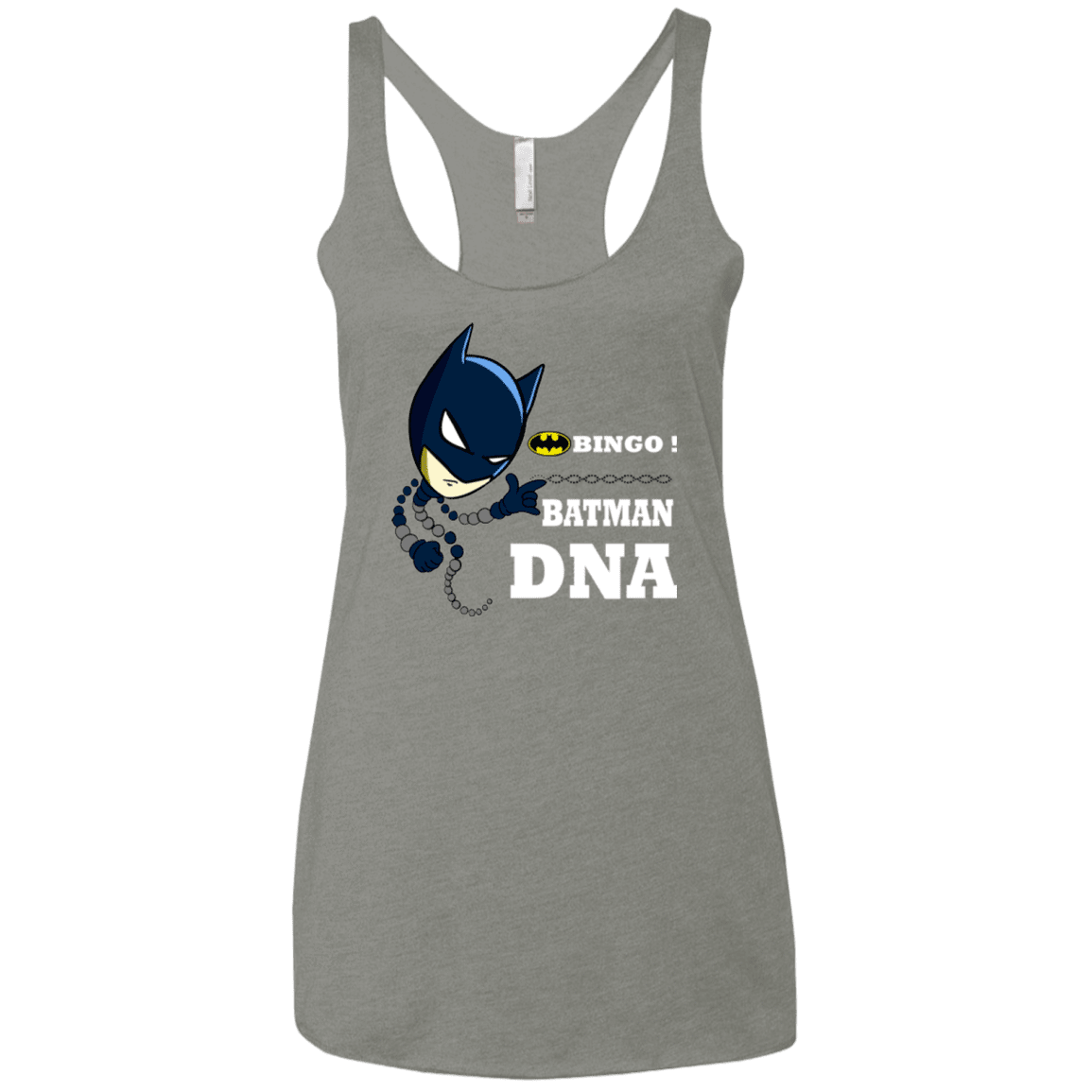 T-Shirts Venetian Grey / X-Small Bingo Batman Women's Triblend Racerback Tank