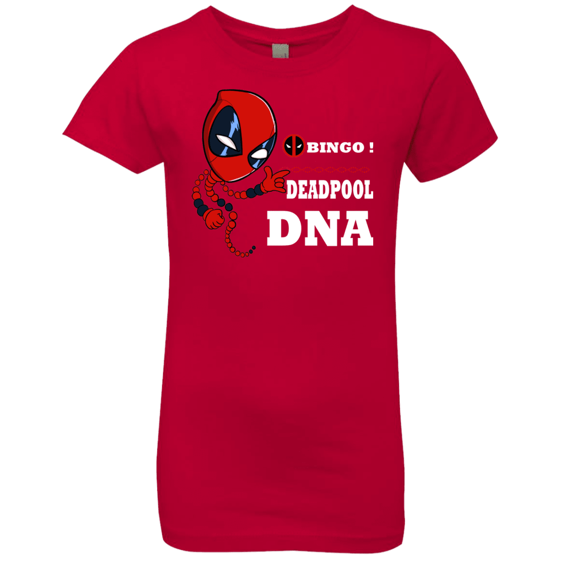T-Shirts Red / YXS Bingo Deadpool Girls Premium T-Shirt