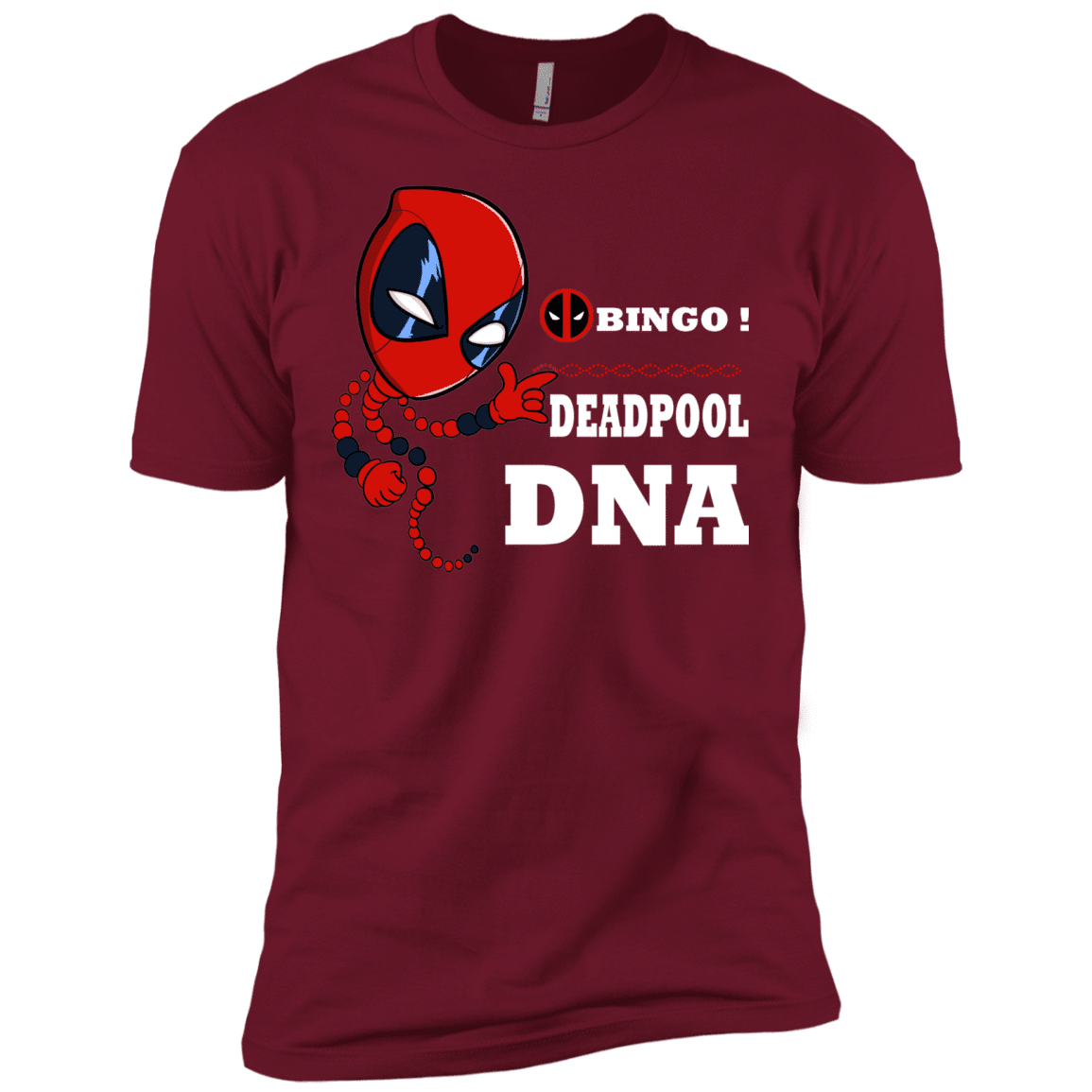 T-Shirts Cardinal / X-Small Bingo Deadpool Men's Premium T-Shirt