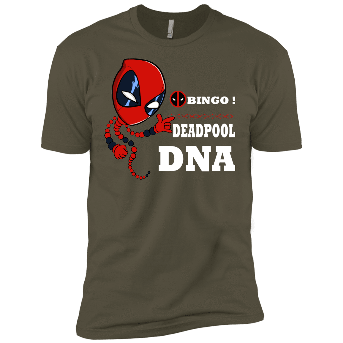 T-Shirts Military Green / X-Small Bingo Deadpool Men's Premium T-Shirt