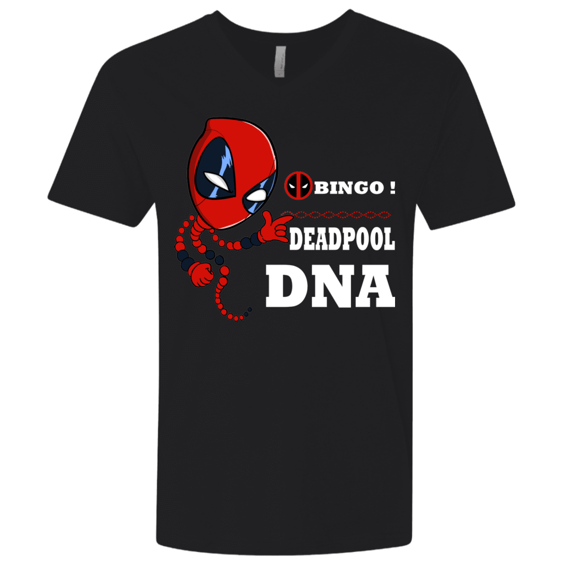 T-Shirts Black / X-Small Bingo Deadpool Men's Premium V-Neck