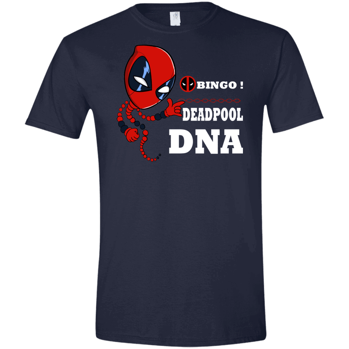T-Shirts Navy / X-Small Bingo Deadpool Men's Semi-Fitted Softstyle
