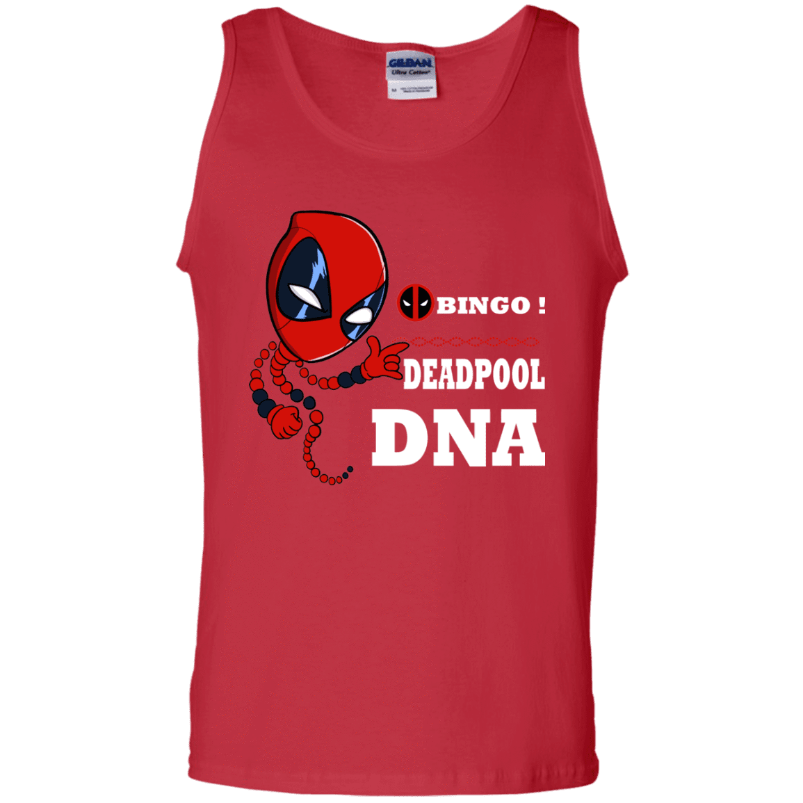 T-Shirts Red / S Bingo Deadpool Men's Tank Top