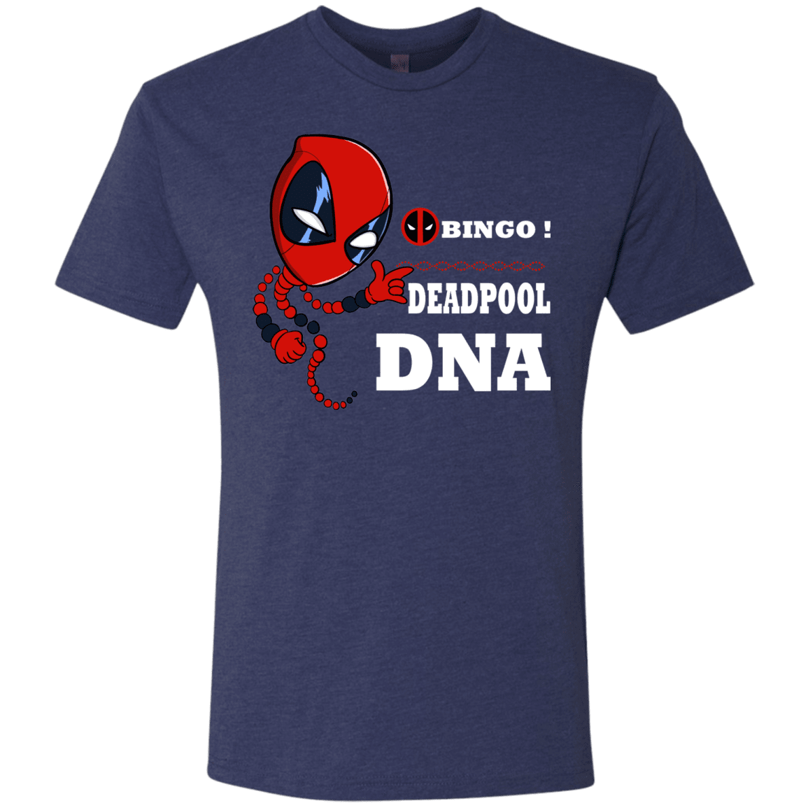 T-Shirts Vintage Navy / S Bingo Deadpool Men's Triblend T-Shirt