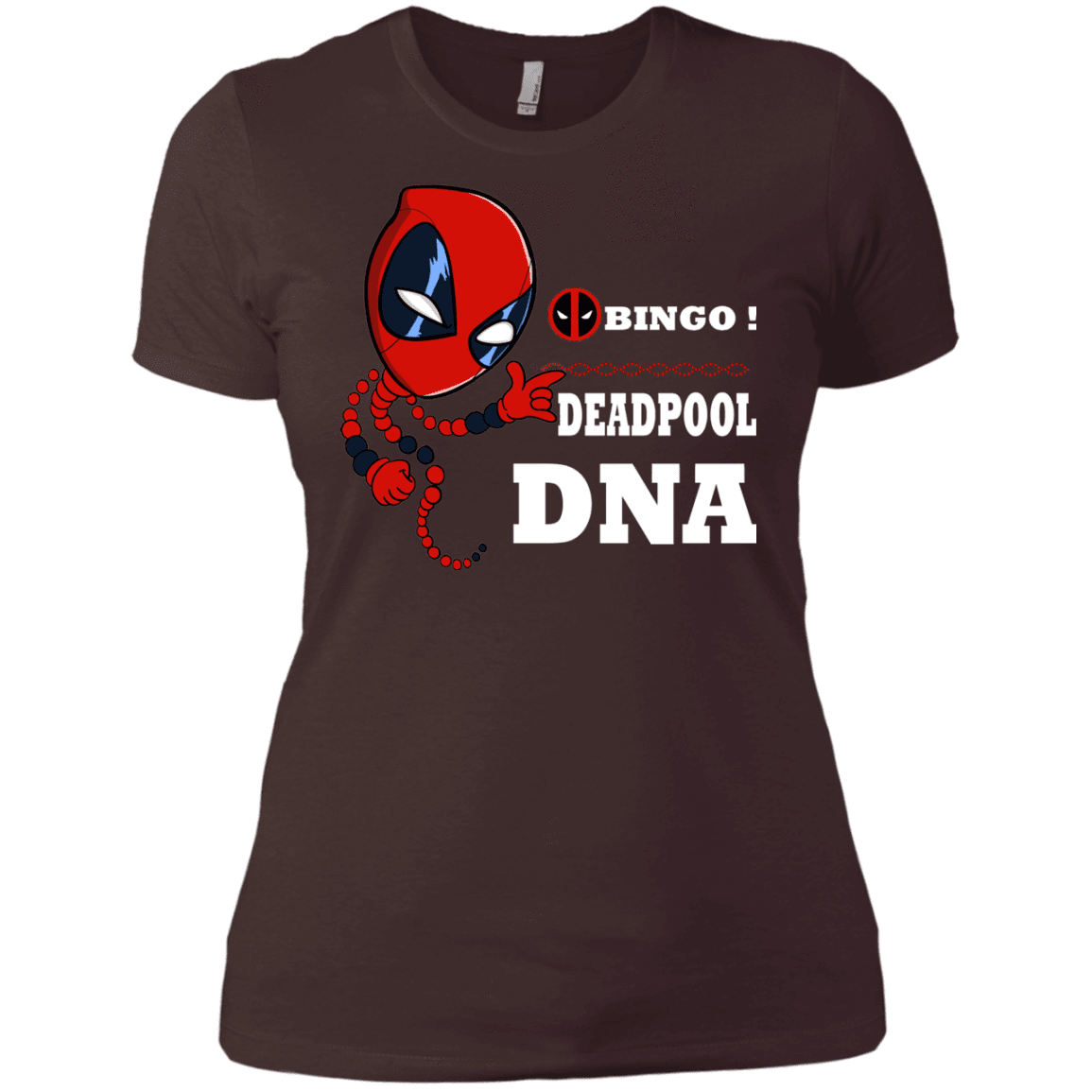 T-Shirts Dark Chocolate / X-Small Bingo Deadpool Women's Premium T-Shirt