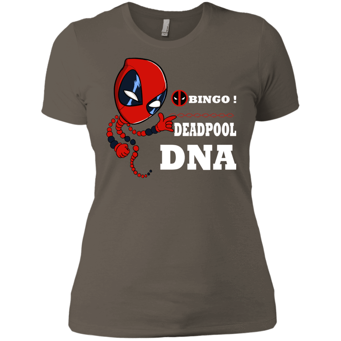 T-Shirts Warm Grey / X-Small Bingo Deadpool Women's Premium T-Shirt