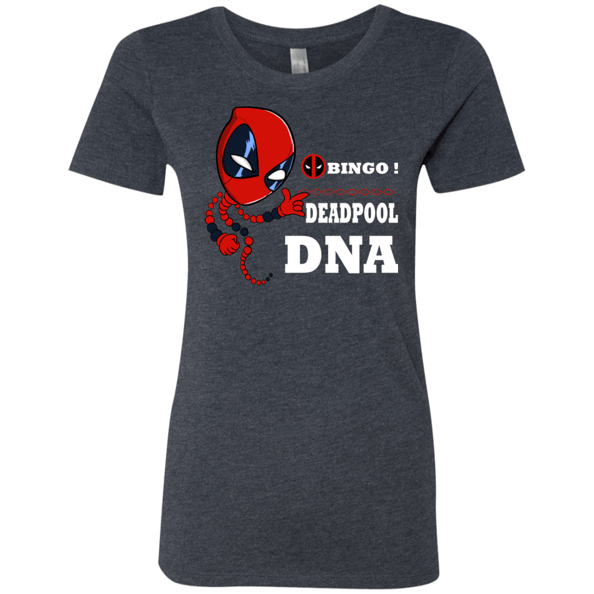 T-Shirts Vintage Navy / S Bingo Deadpool Women's Triblend T-Shirt