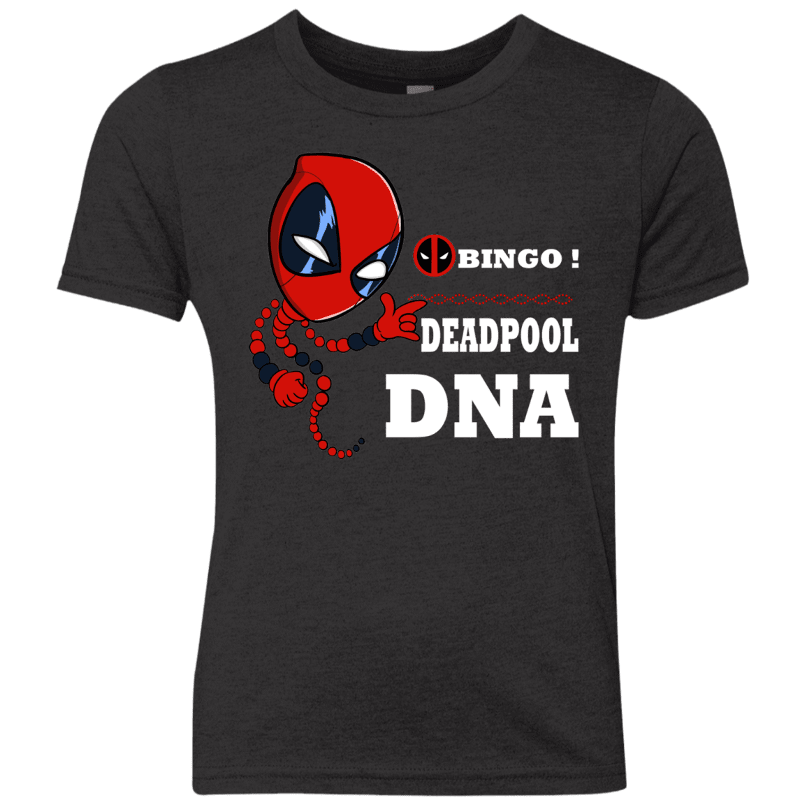 T-Shirts Vintage Black / YXS Bingo Deadpool Youth Triblend T-Shirt