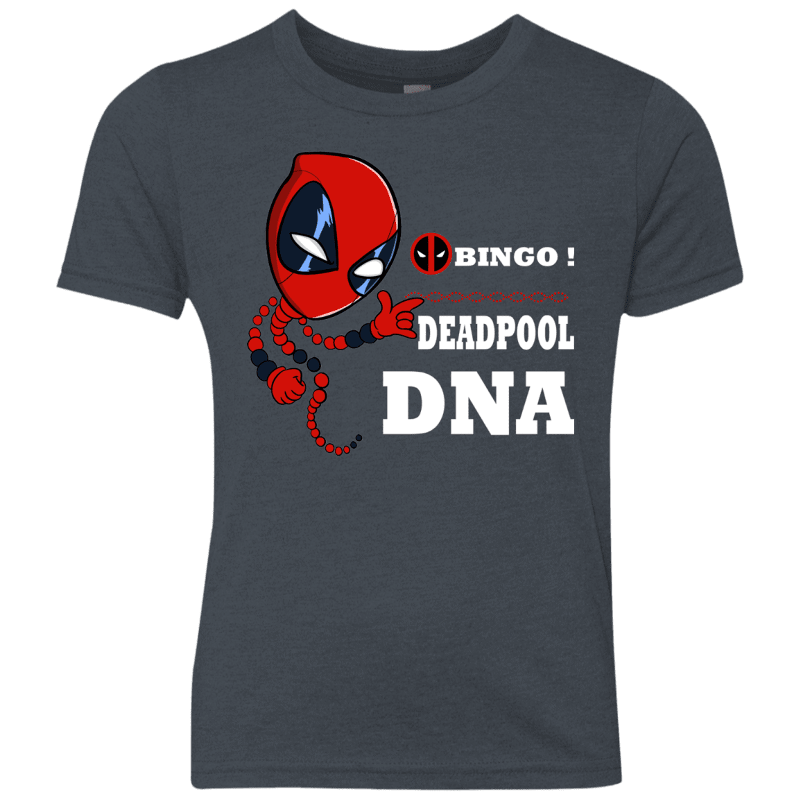 T-Shirts Vintage Navy / YXS Bingo Deadpool Youth Triblend T-Shirt