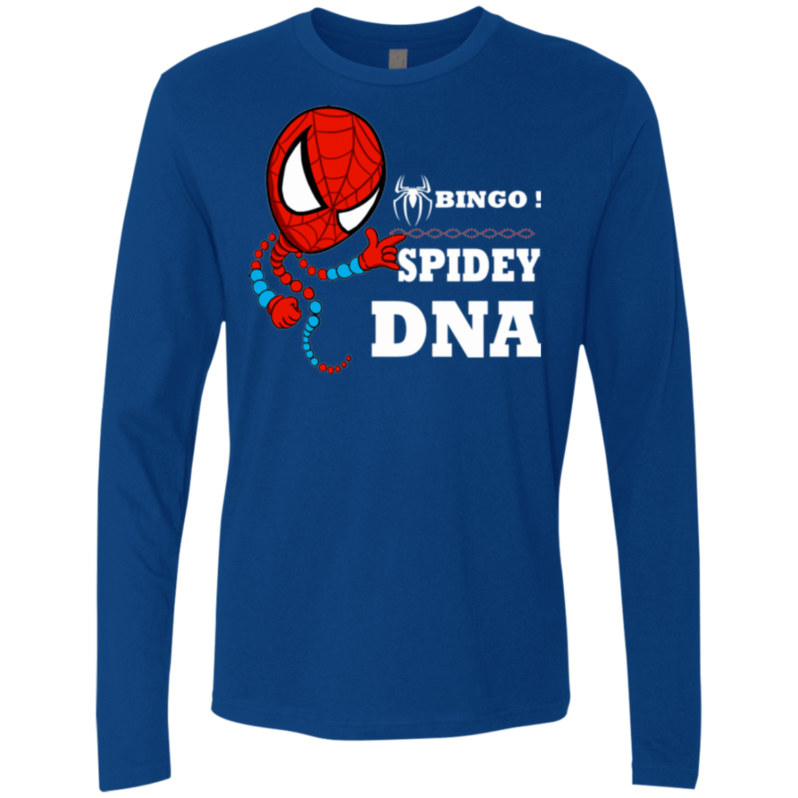 T-Shirts Royal / Small Bingo Spidey Men's Premium Long Sleeve