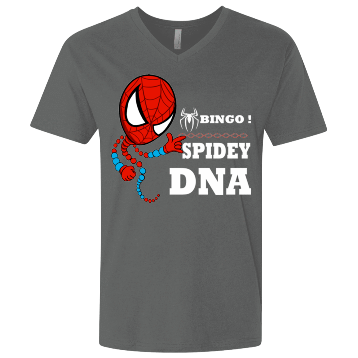 T-Shirts Heavy Metal / X-Small Bingo Spidey Men's Premium V-Neck