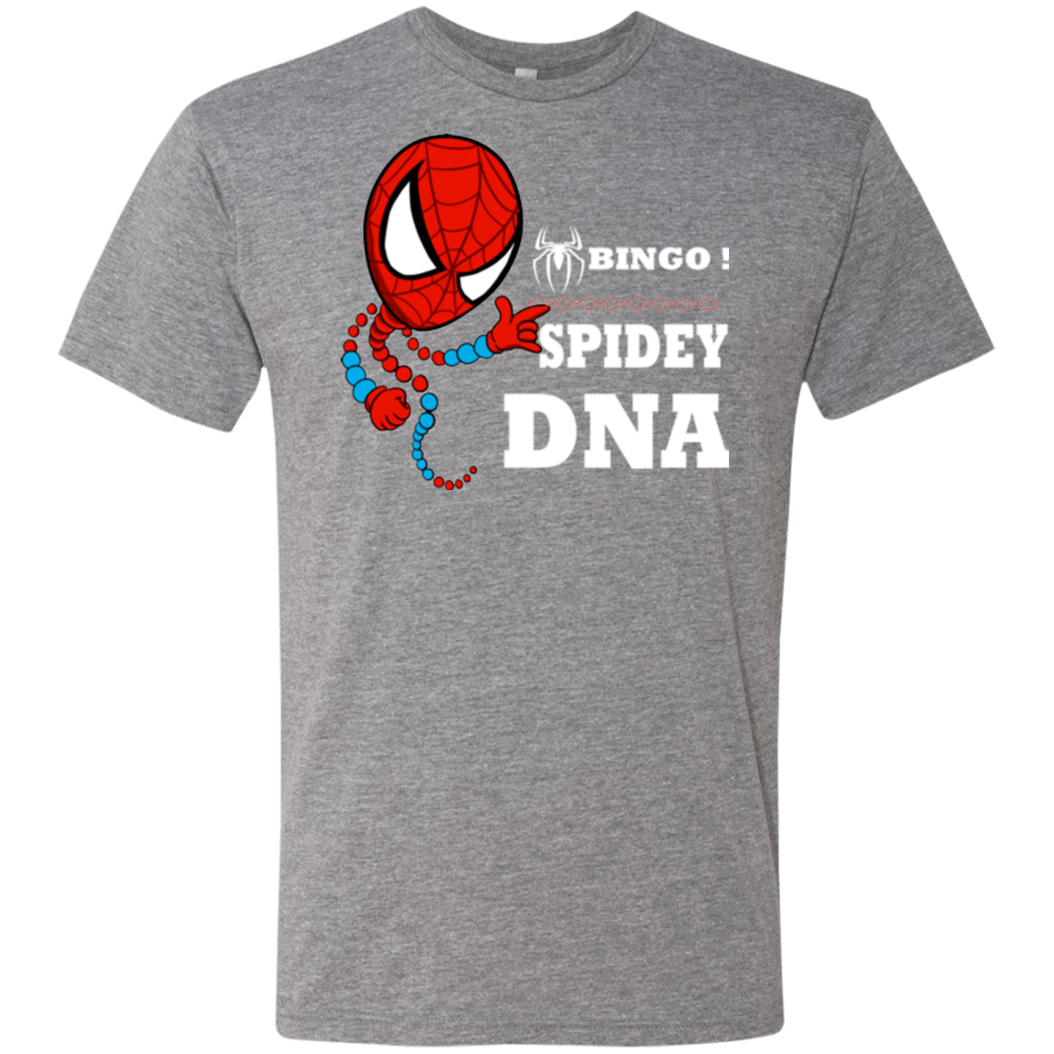 T-Shirts Premium Heather / Small Bingo Spidey Men's Triblend T-Shirt