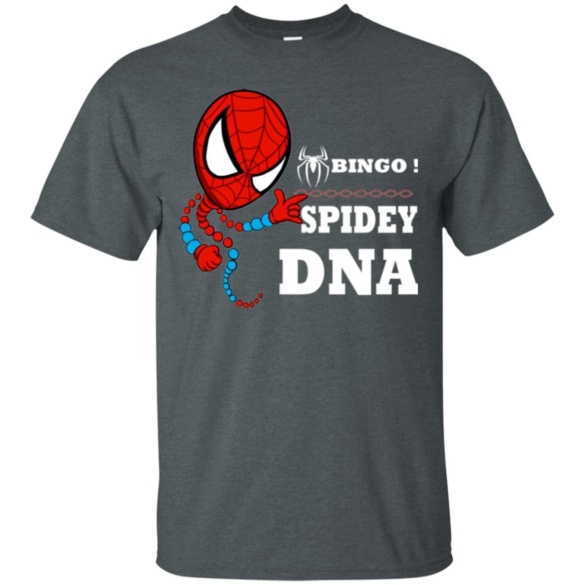T-Shirts Dark Heather / Small Bingo Spidey T-Shirt