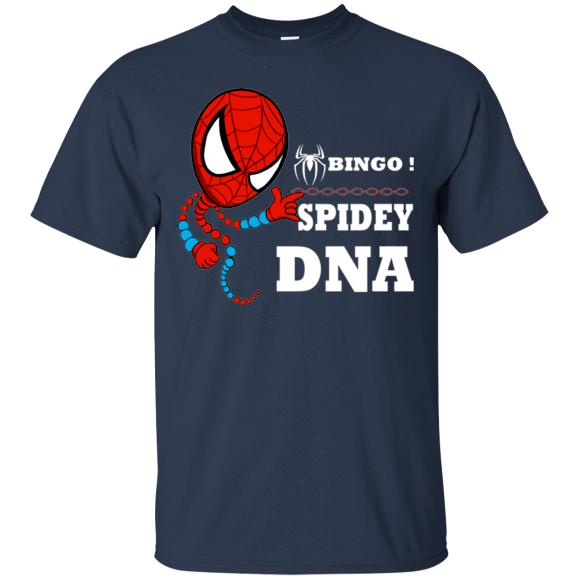 T-Shirts Navy / Small Bingo Spidey T-Shirt
