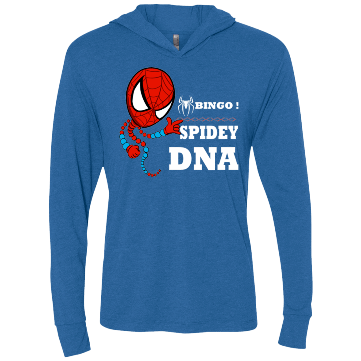 T-Shirts Vintage Royal / X-Small Bingo Spidey Triblend Long Sleeve Hoodie Tee