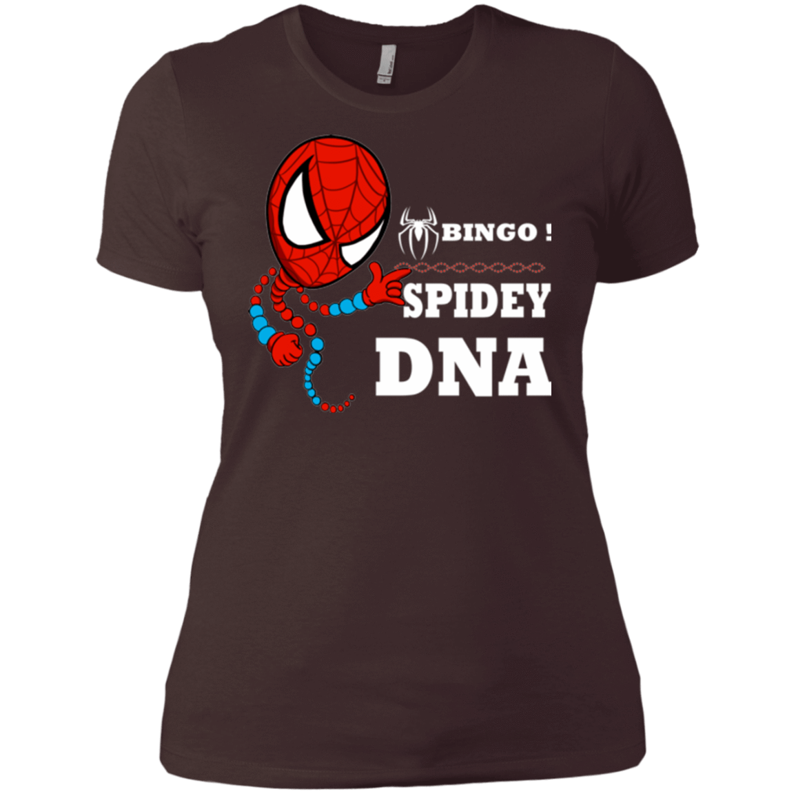 T-Shirts Dark Chocolate / X-Small Bingo Spidey Women's Premium T-Shirt