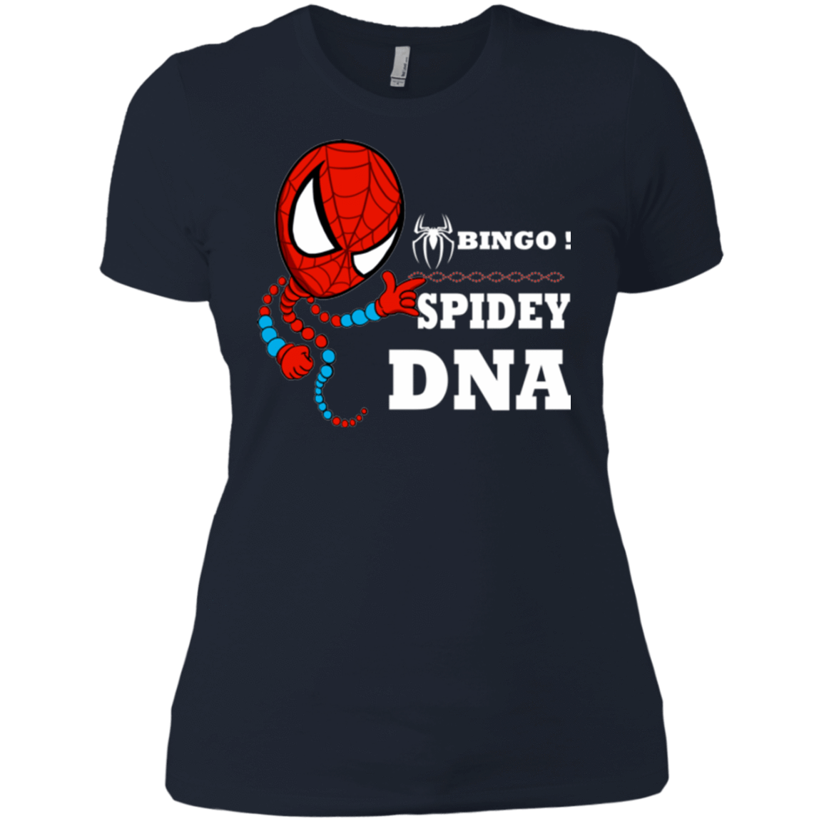 T-Shirts Midnight Navy / X-Small Bingo Spidey Women's Premium T-Shirt
