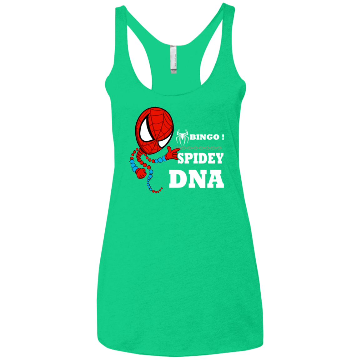 T-Shirts Envy / X-Small Bingo Spidey Women's Triblend Racerback Tank