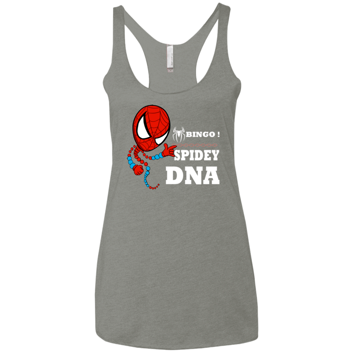 T-Shirts Venetian Grey / X-Small Bingo Spidey Women's Triblend Racerback Tank