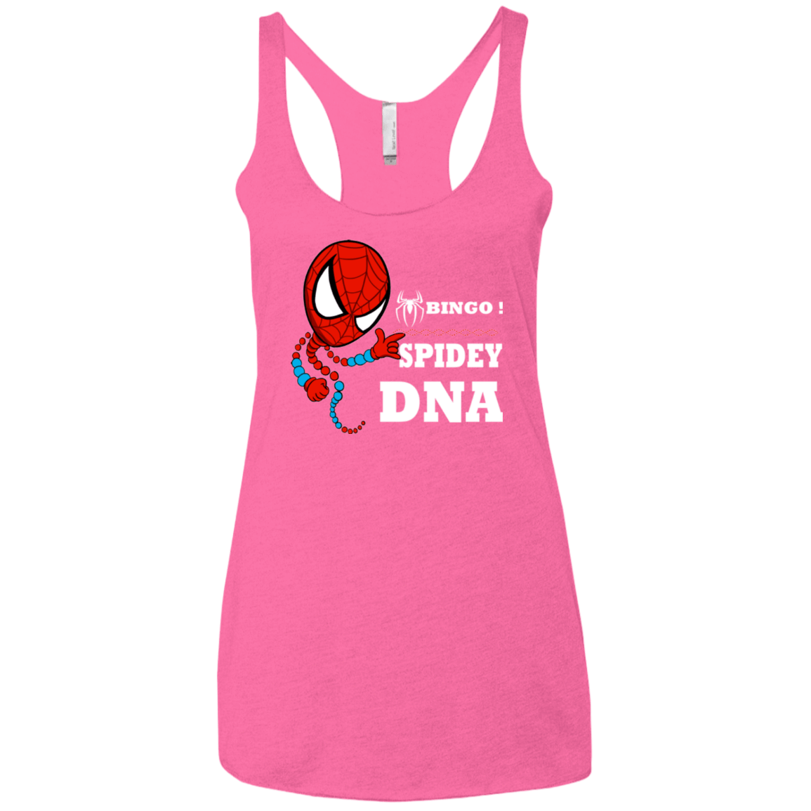T-Shirts Vintage Pink / X-Small Bingo Spidey Women's Triblend Racerback Tank