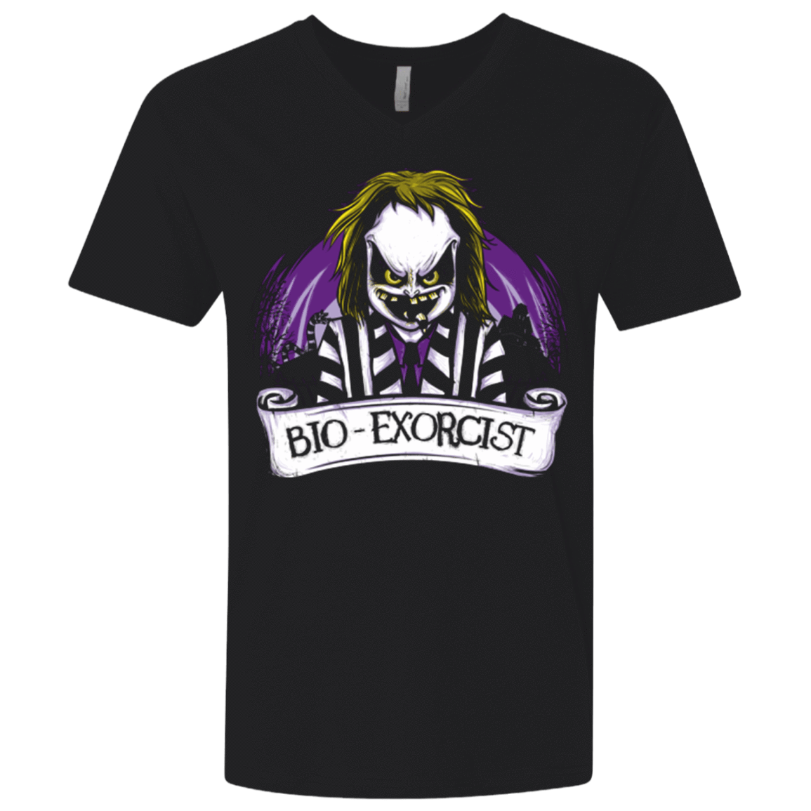 T-Shirts Black / X-Small Bio exorcist Men's Premium V-Neck