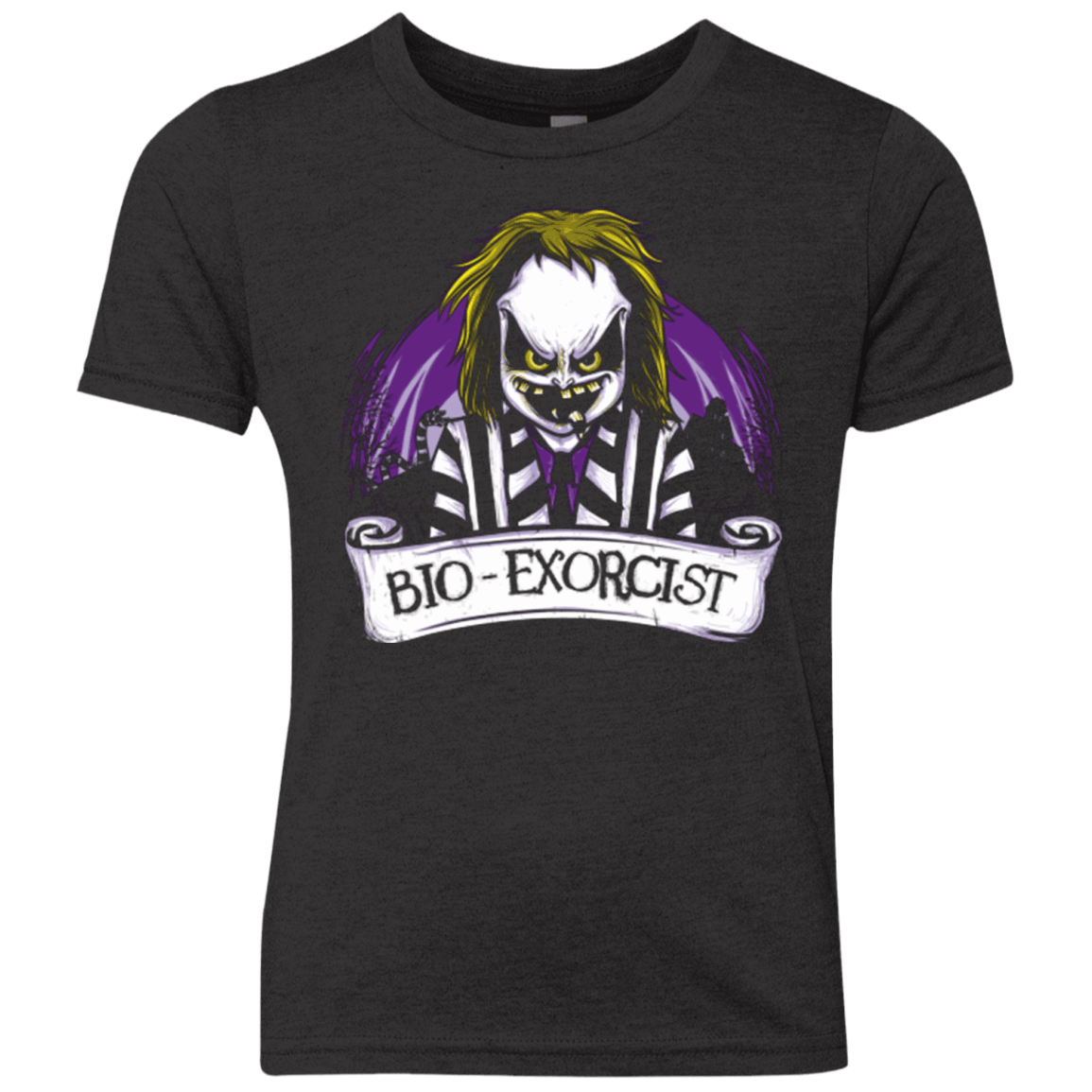 T-Shirts Vintage Black / YXS Bio exorcist Youth Triblend T-Shirt