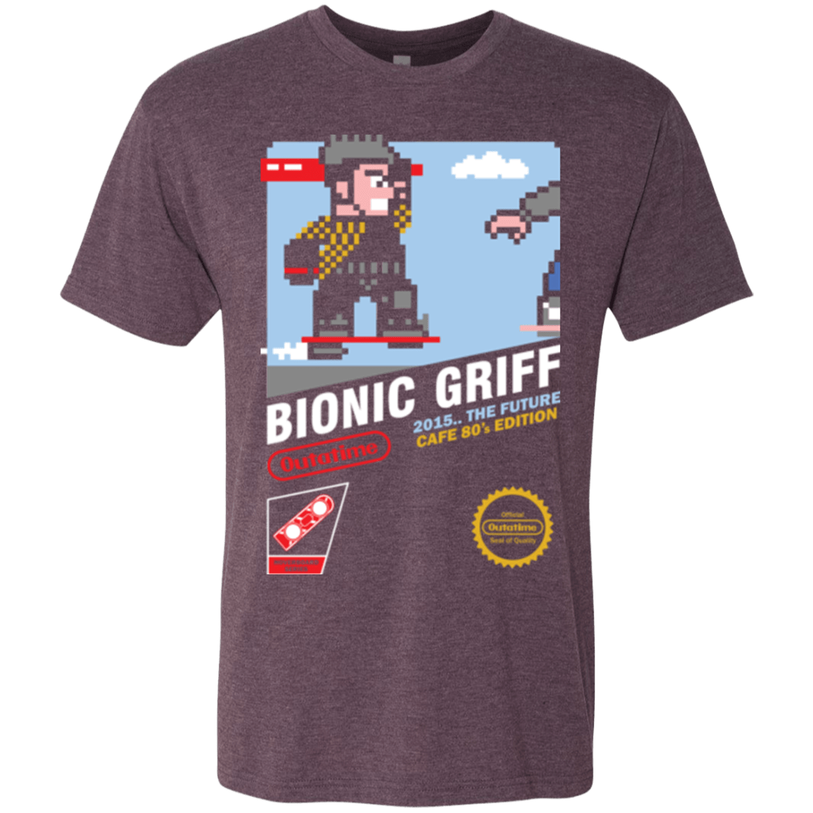 T-Shirts Vintage Purple / Small Bionic Griff Men's Triblend T-Shirt