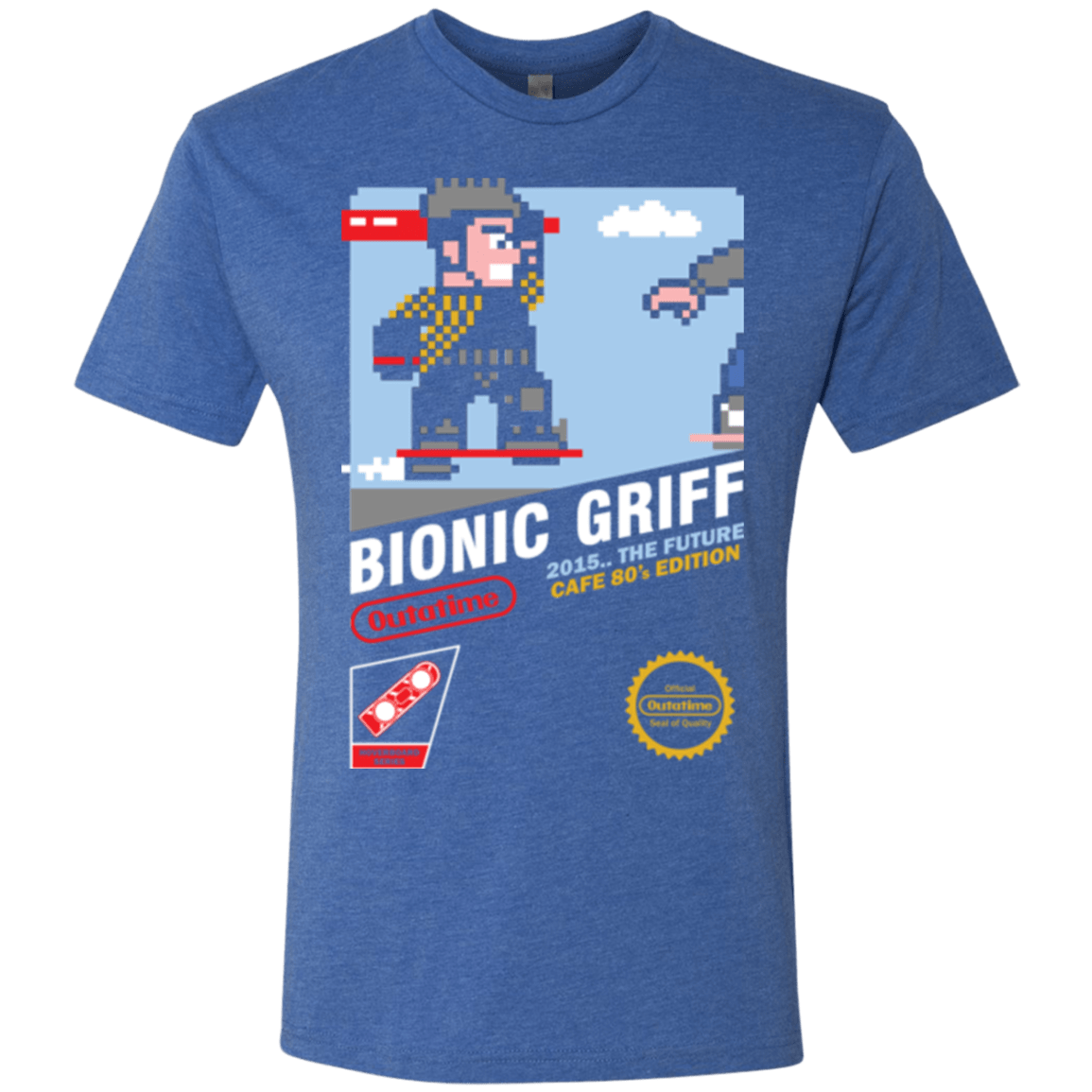 T-Shirts Vintage Royal / Small Bionic Griff Men's Triblend T-Shirt