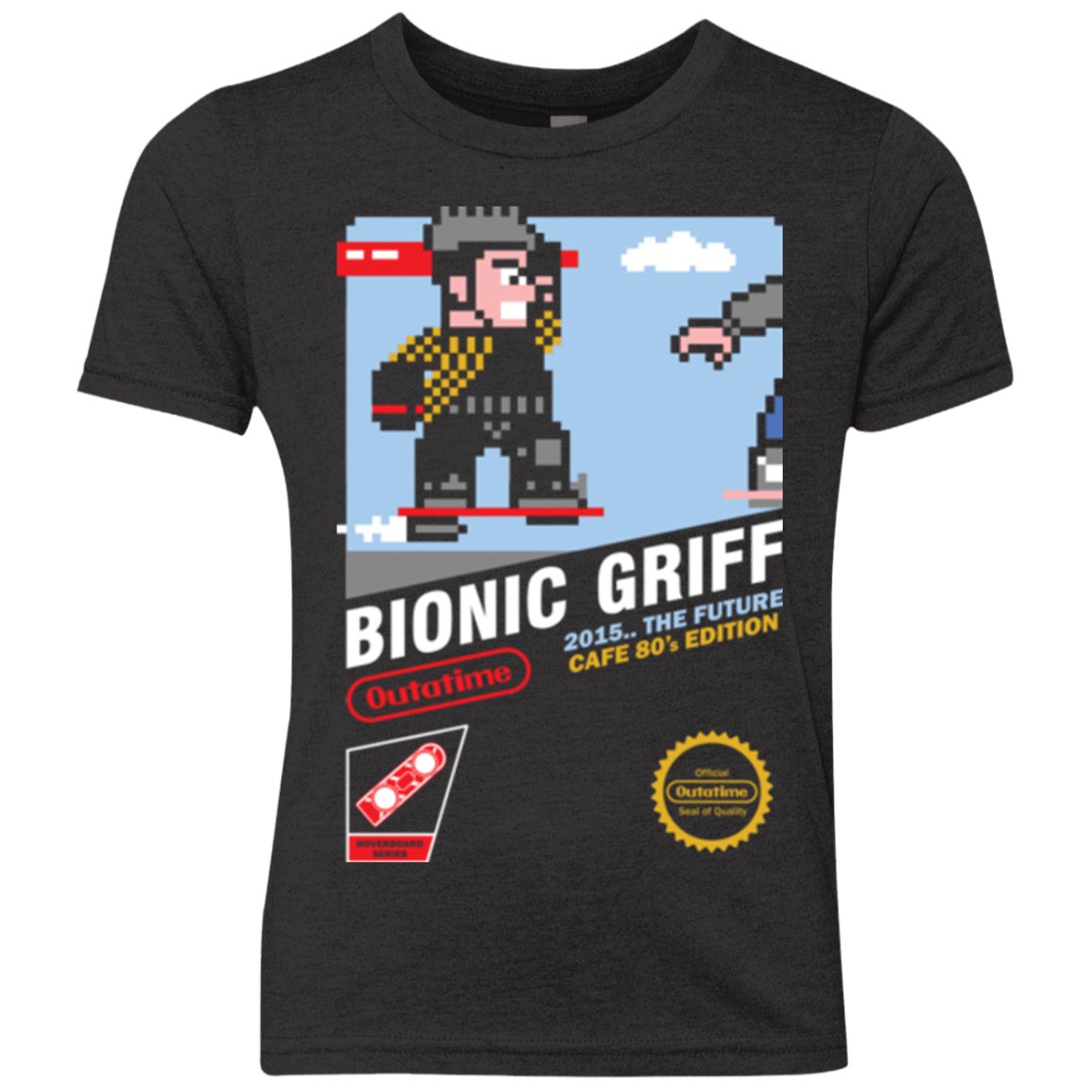 T-Shirts Vintage Black / YXS Bionic Griff Youth Triblend T-Shirt