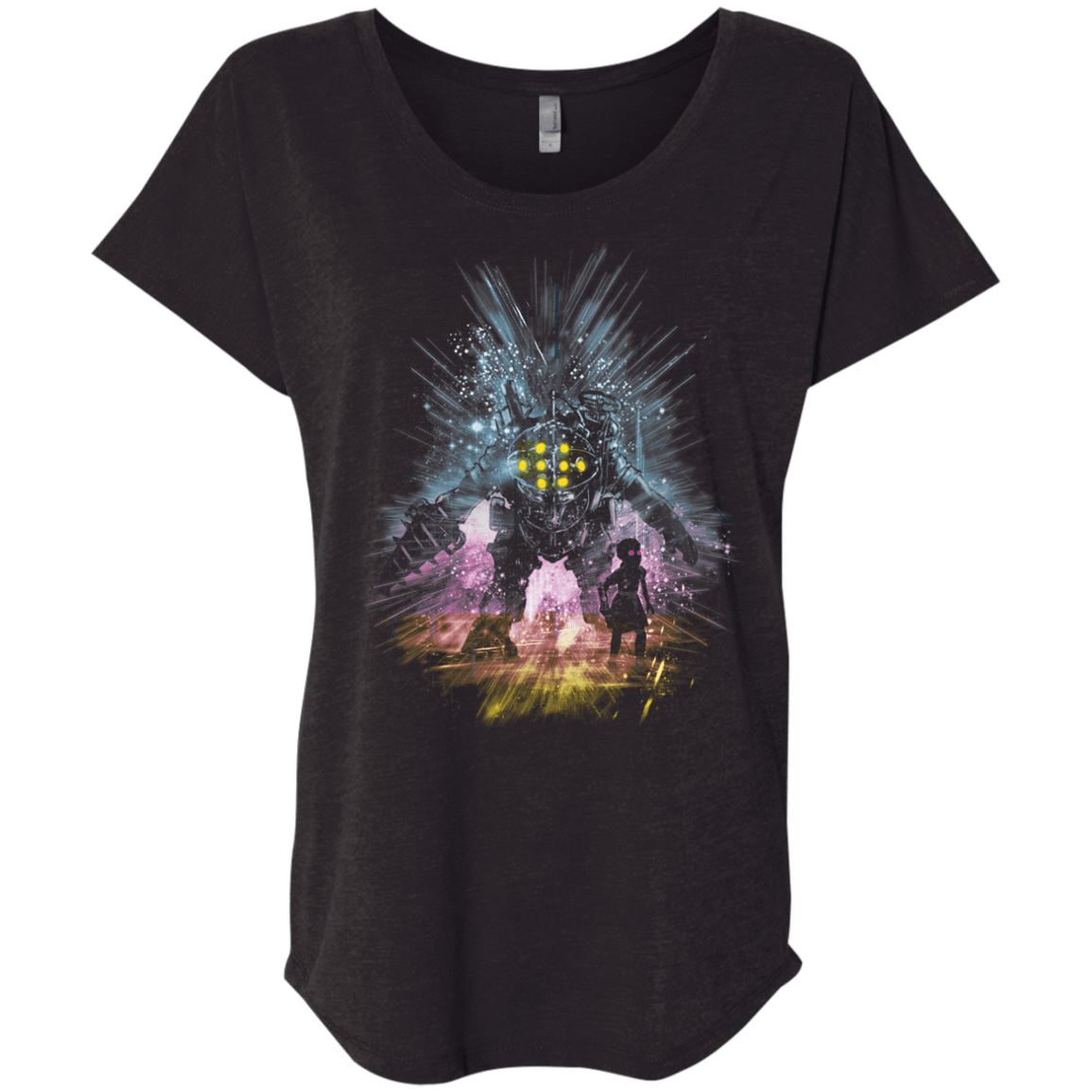 T-Shirts Vintage Black / X-Small Biostorm Triblend Dolman Sleeve