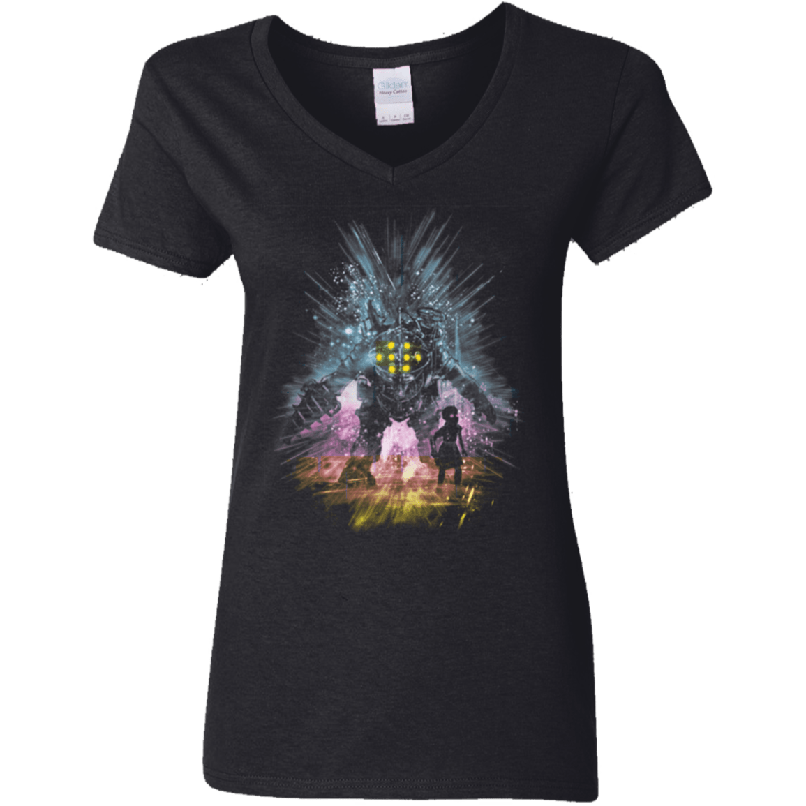 T-Shirts Black / S Biostorm Women's V-Neck T-Shirt