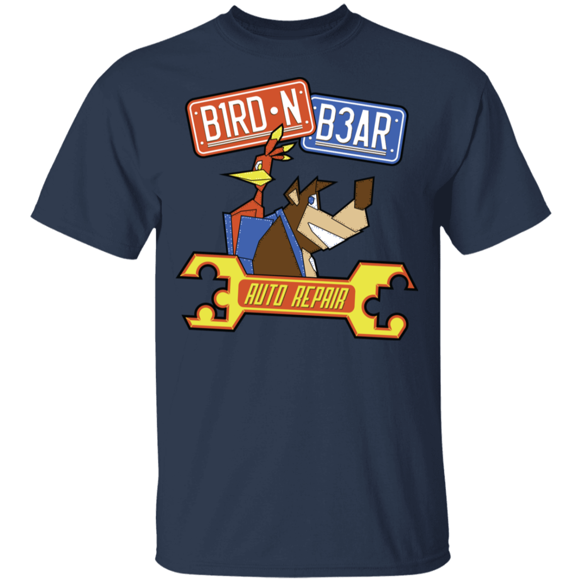Bird N Bear Auto Repair Youth T-Shirt
