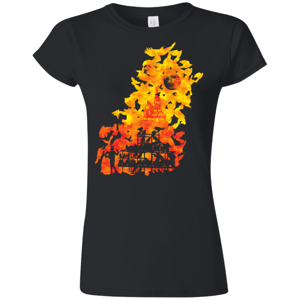 T-Shirts Black / S Birds Of Terror Junior Slimmer-Fit T-Shirt