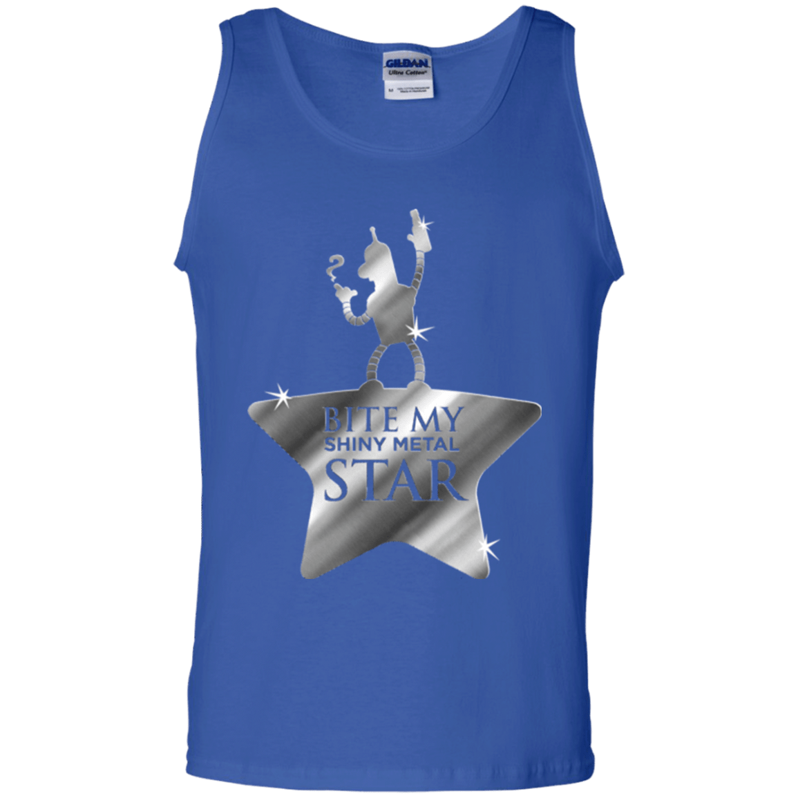 T-Shirts Royal / S Bite my Shiny Metal Star Men's Tank Top