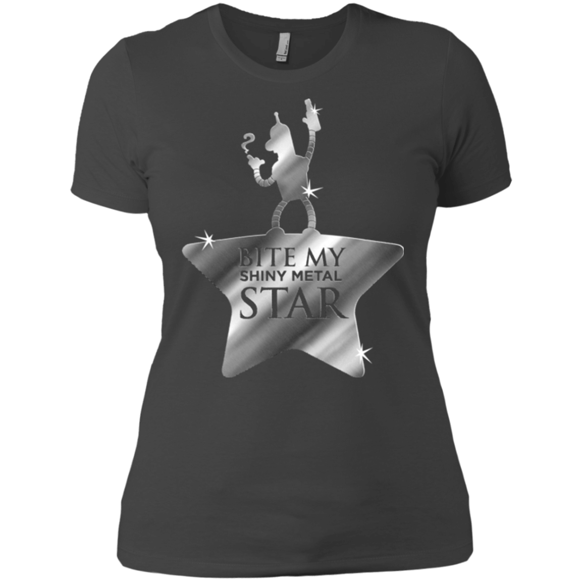 T-Shirts Heavy Metal / X-Small Bite my Shiny Metal Star Women's Premium T-Shirt