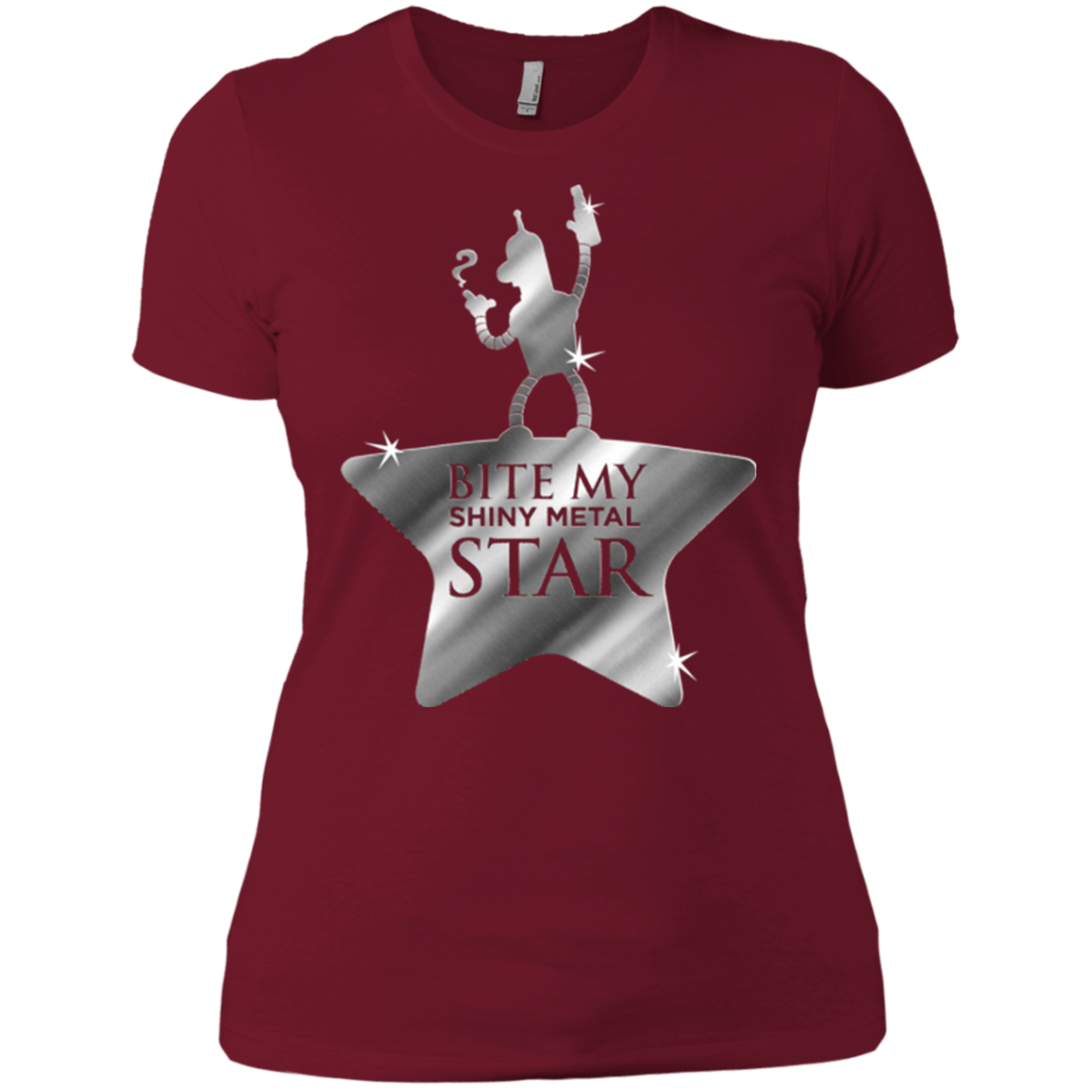 T-Shirts Scarlet / X-Small Bite my Shiny Metal Star Women's Premium T-Shirt