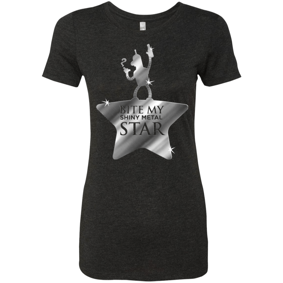 T-Shirts Vintage Black / S Bite my Shiny Metal Star Women's Triblend T-Shirt