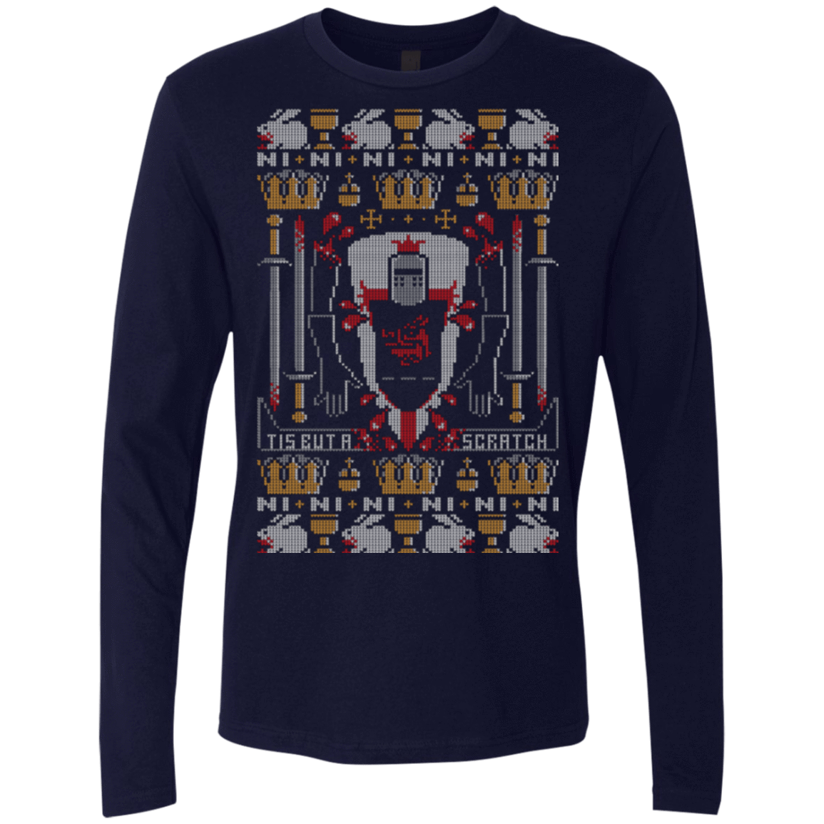 T-Shirts Midnight Navy / Small Bite ya Legs Off Men's Premium Long Sleeve