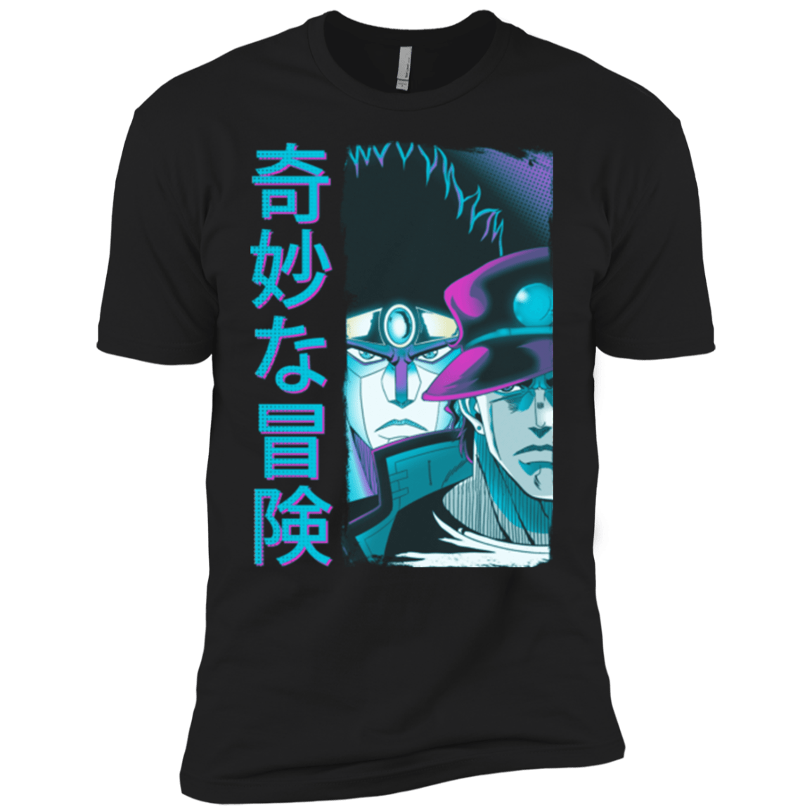 T-Shirts Black / YXS Bizarre Adventure Boys Premium T-Shirt